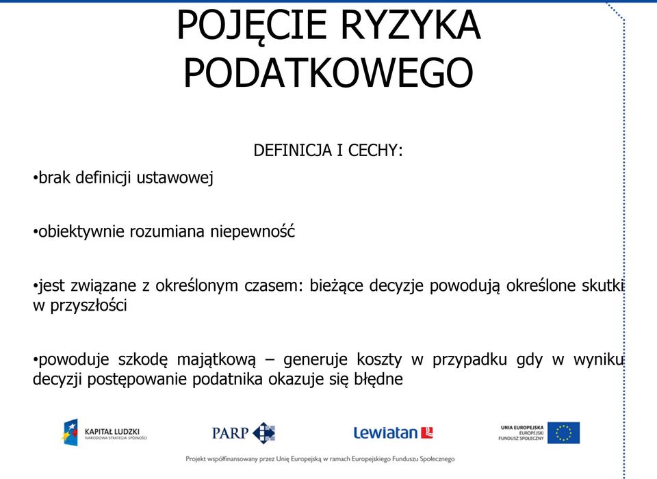 decyzje powodują określone skutki w przyszłości powoduje szkodę majątkową