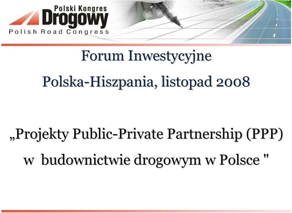 Projekty Public-Private Private