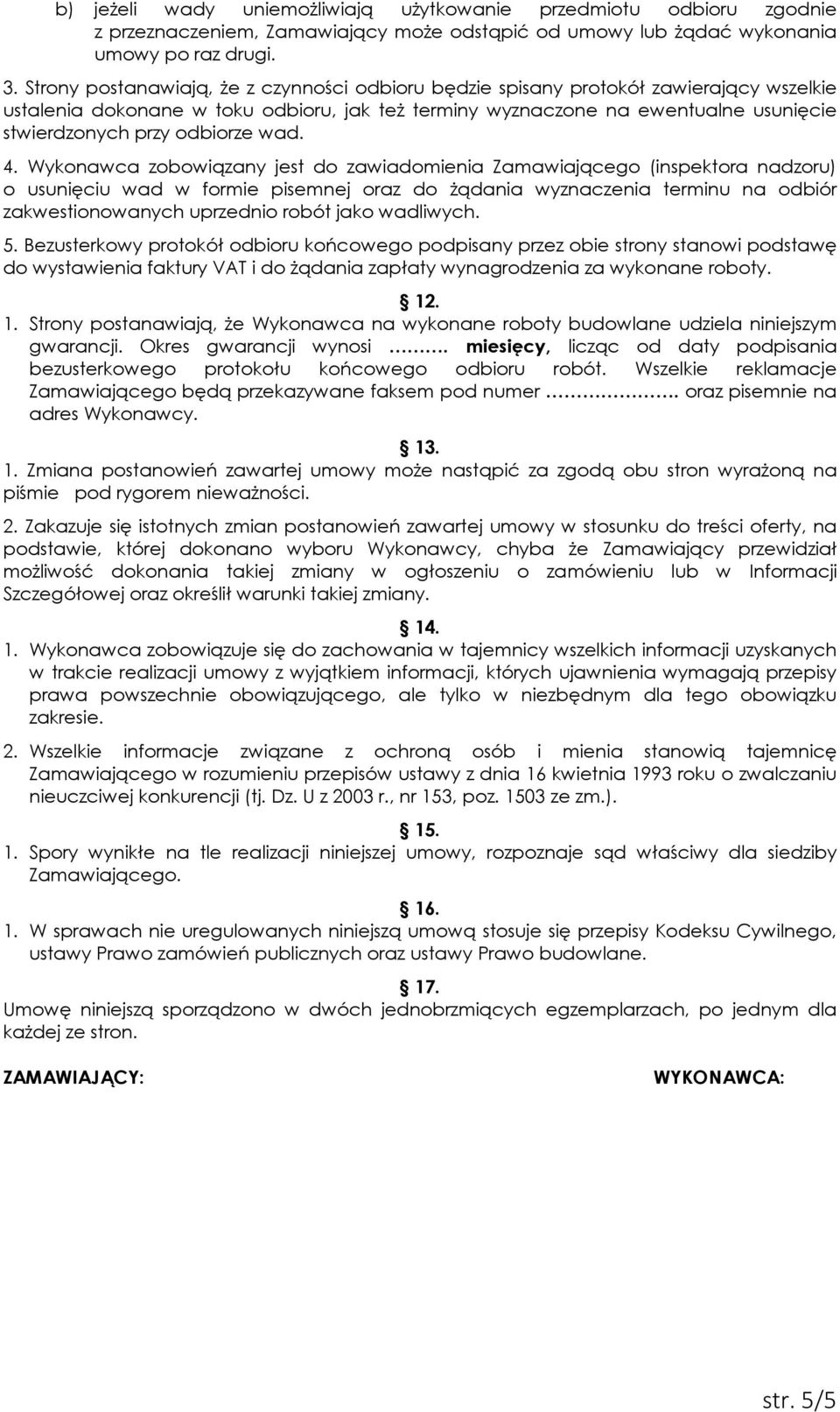 odbiorze wad. 4.