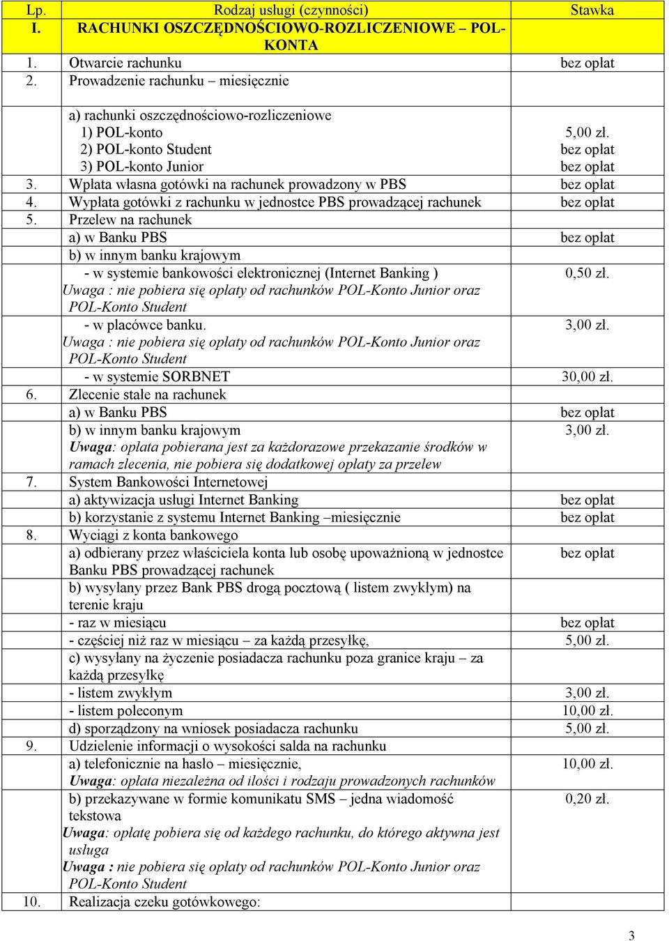 Wypłata gotówki z rachunku w jednostce PBS prowadzącej rachunek 5.