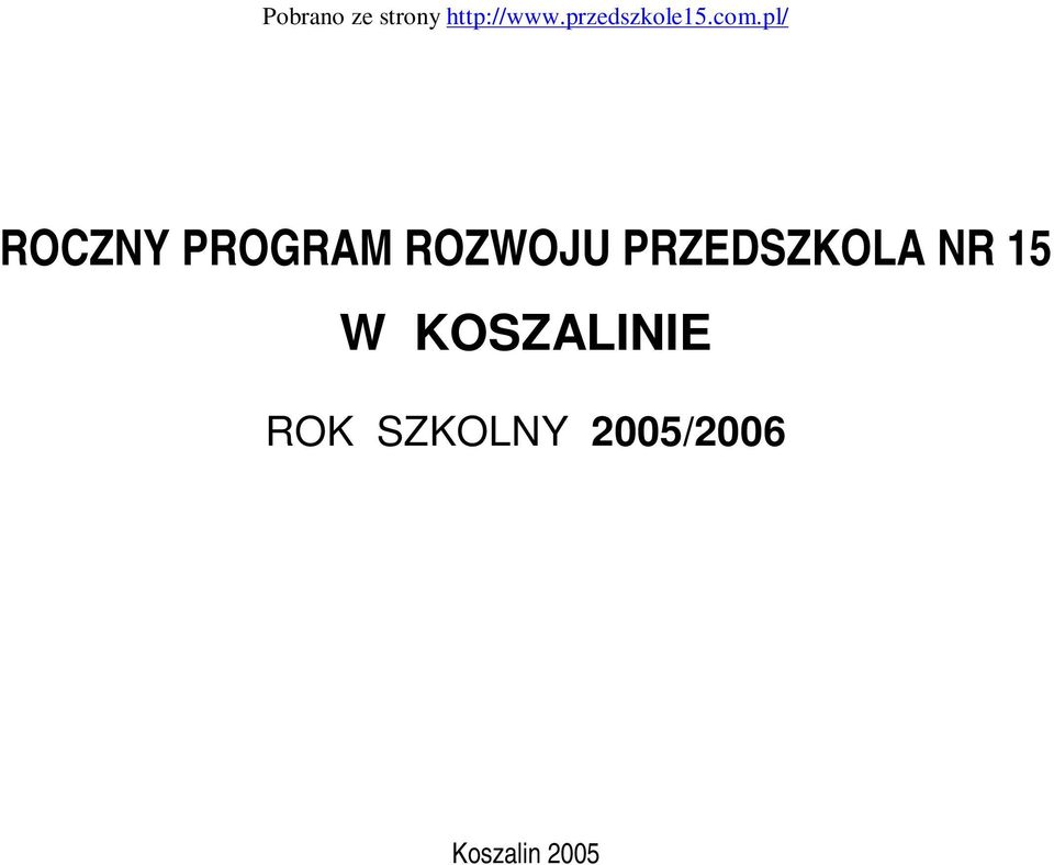 pl/ ROCZNY PROGRAM ROZWOJU