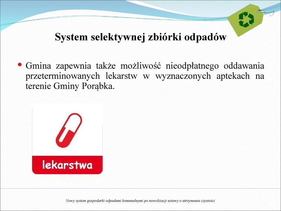 oddawania przeterminowanych lekarstw w