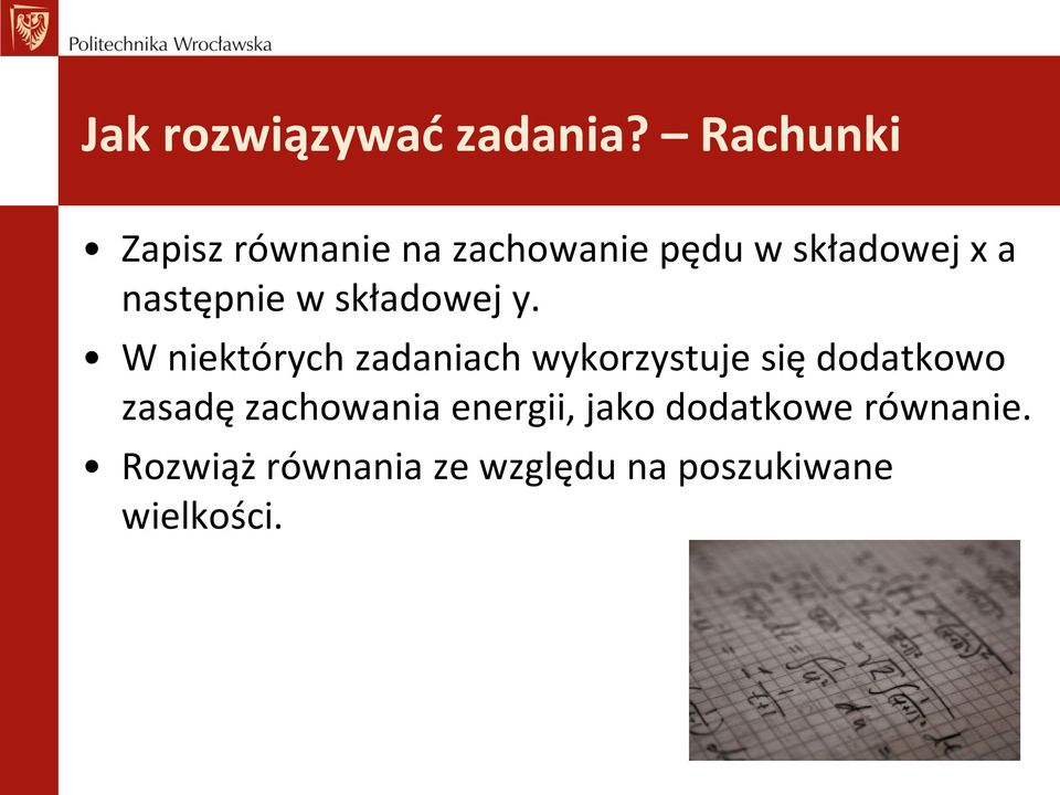 następnie w składowej y.