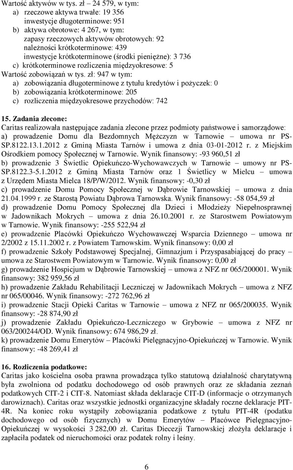 inwestycje krótkoterminowe (środki pieniężne): 3 736 c) krótkoterminowe rozliczenia międzyokresowe: 5 Wartość zobowiązań w tys.