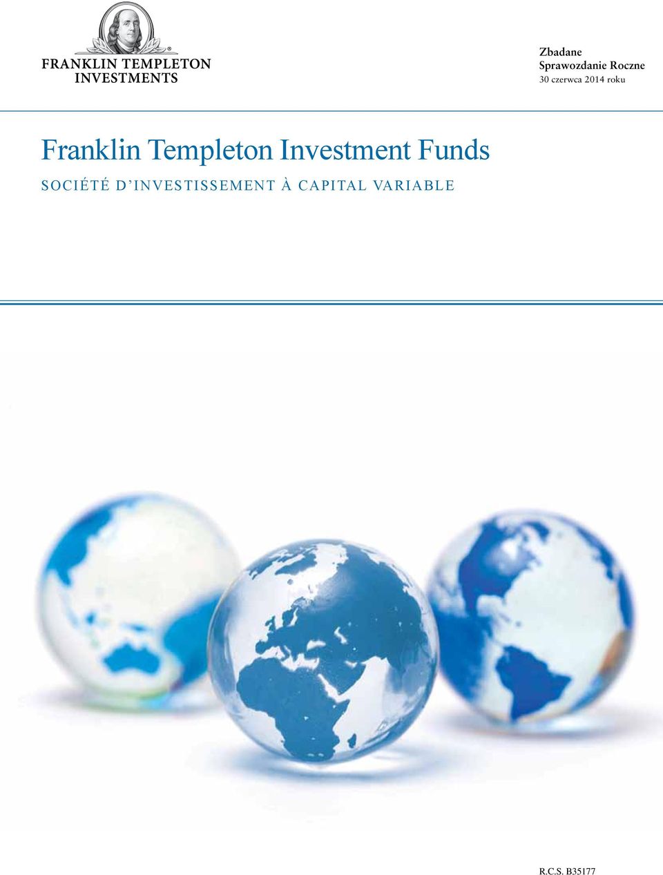Templeton Investment Funds SOCIÉTÉ