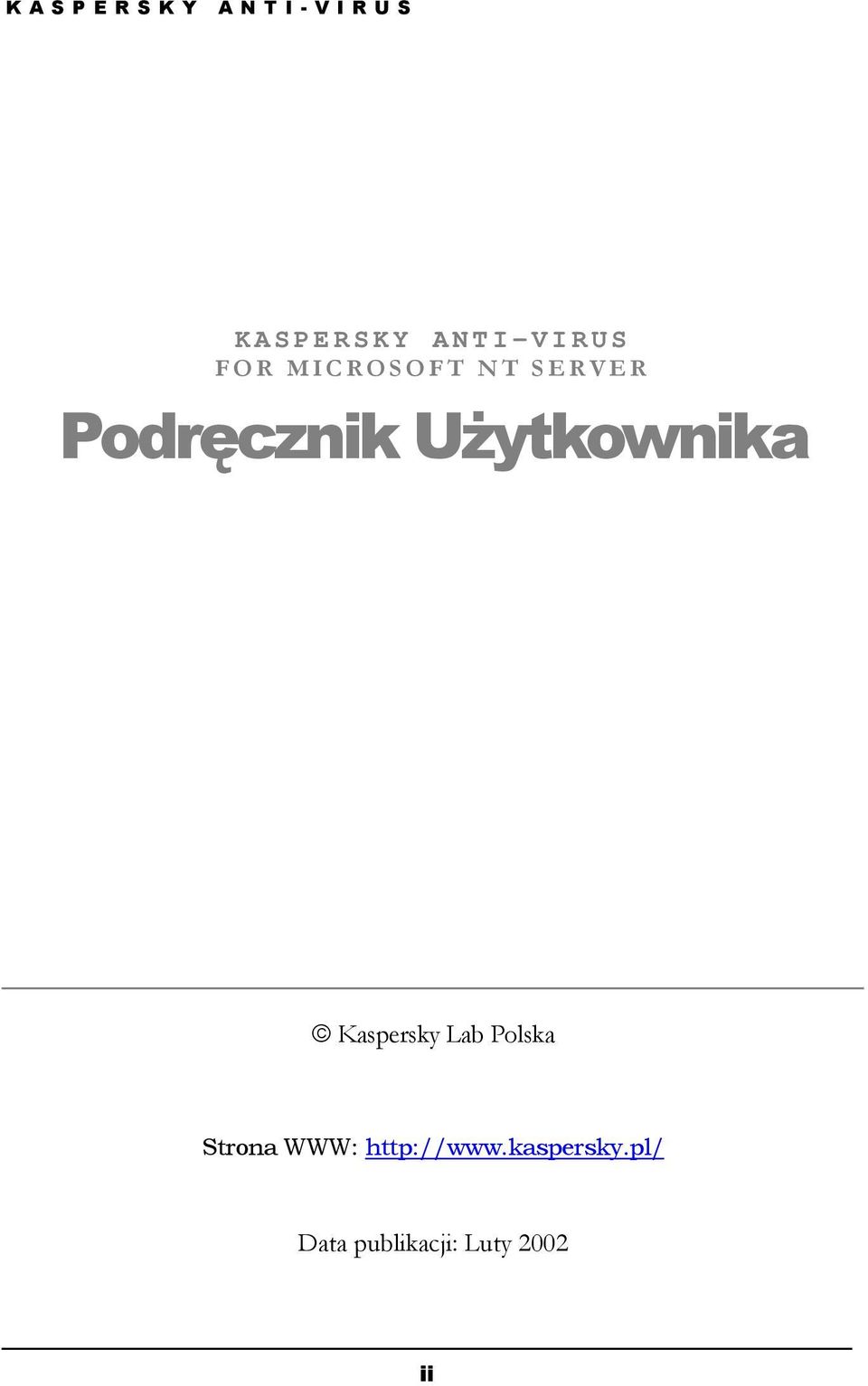 Użytkownika Kaspersky Lab Polska Strona