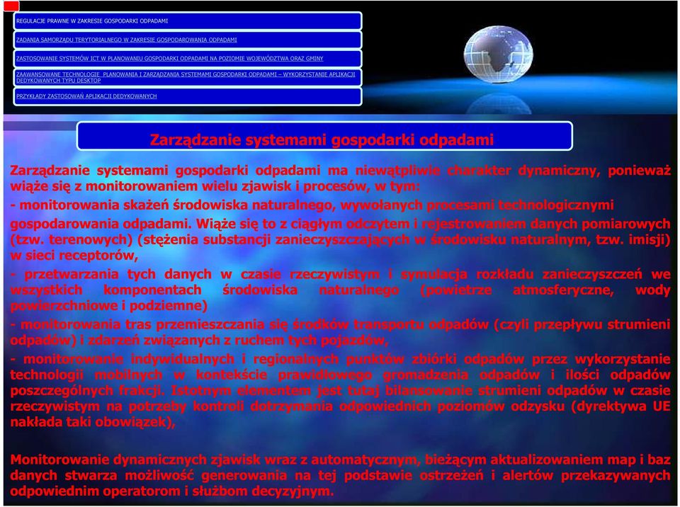 terenowych) (stężenia substancji zanieczyszczających w środowisku naturalnym, tzw.
