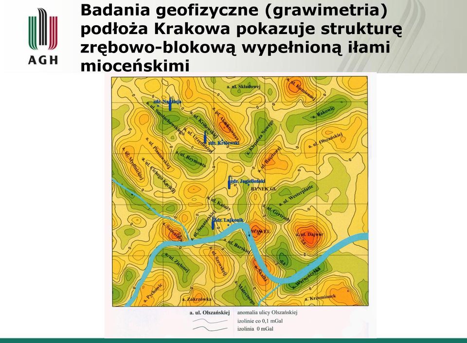 Krakowa pokazuje strukturę
