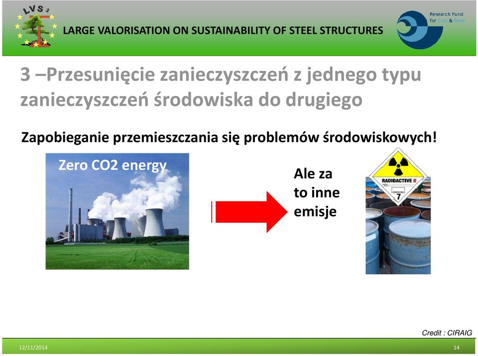 przemieszczania się problemów środowiskowych!
