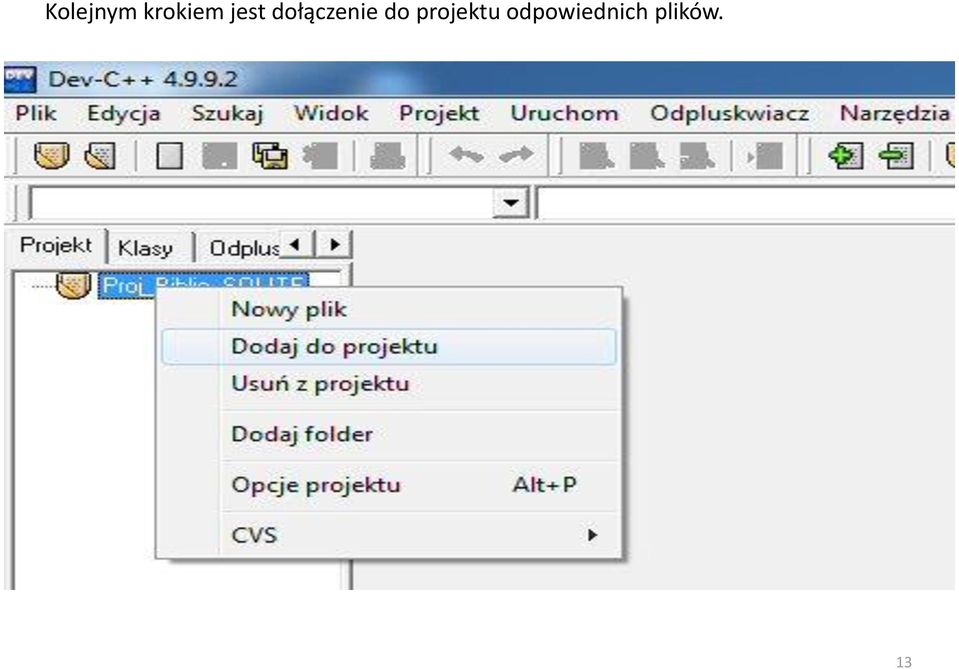 do projektu