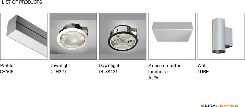 Downlight DL XK421 Suface