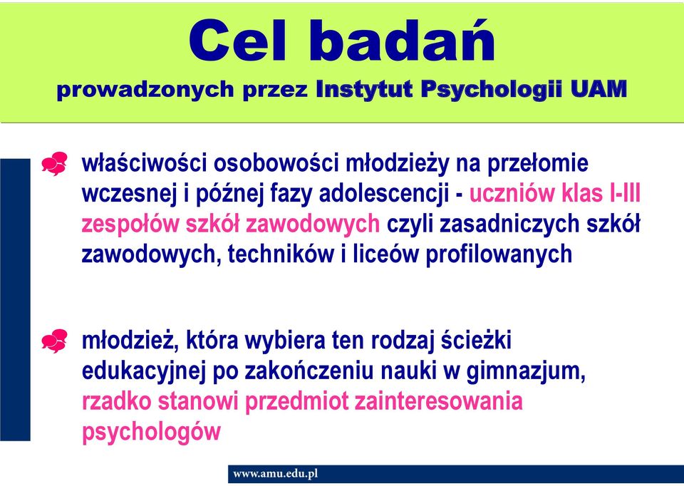 zasadniczych szkół zawodowych, techników i liceów profilowanych młodzież, która wybiera ten rodzaj