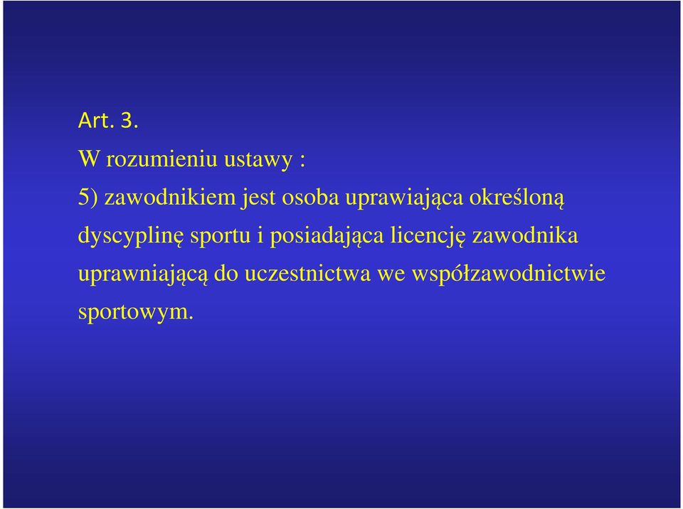 uprawiająca określoną dyscyplinę sportu i