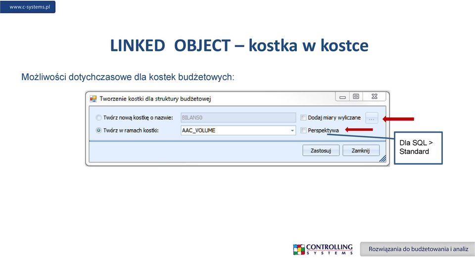 dotychczasowe dla kostek