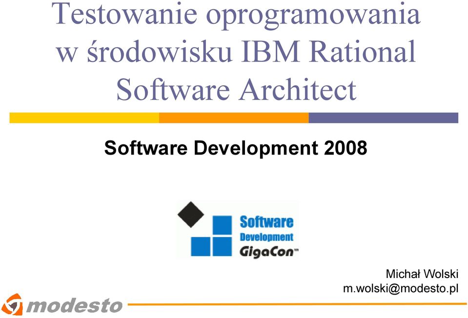 Architect Software Development