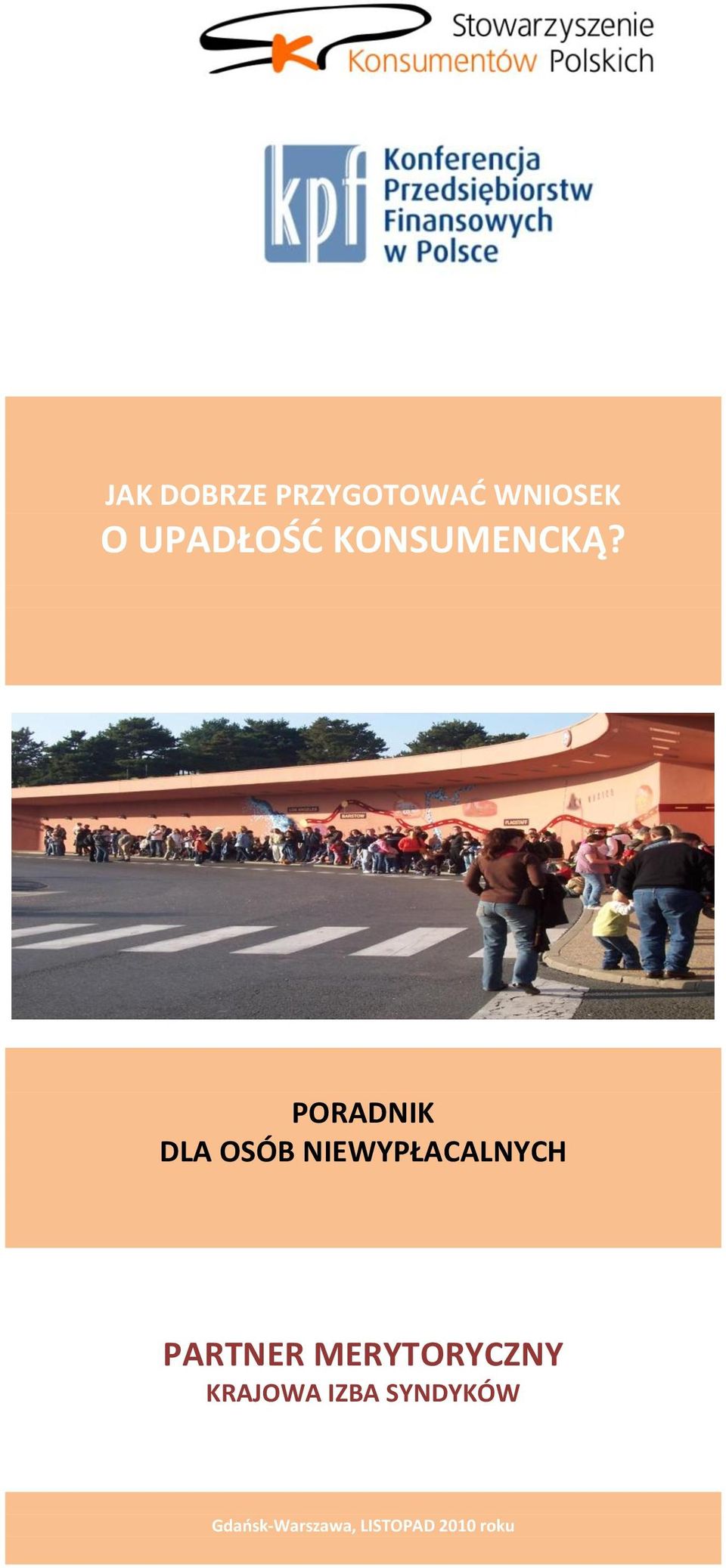 PORADNIK DLA OSÓB NIEWYPŁACALNYCH PARTNER