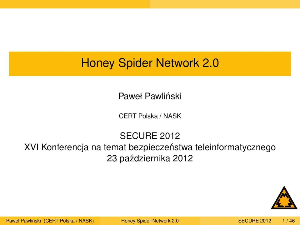 Konferencja na temat bezpieczeństwa teleinformatycznego 23