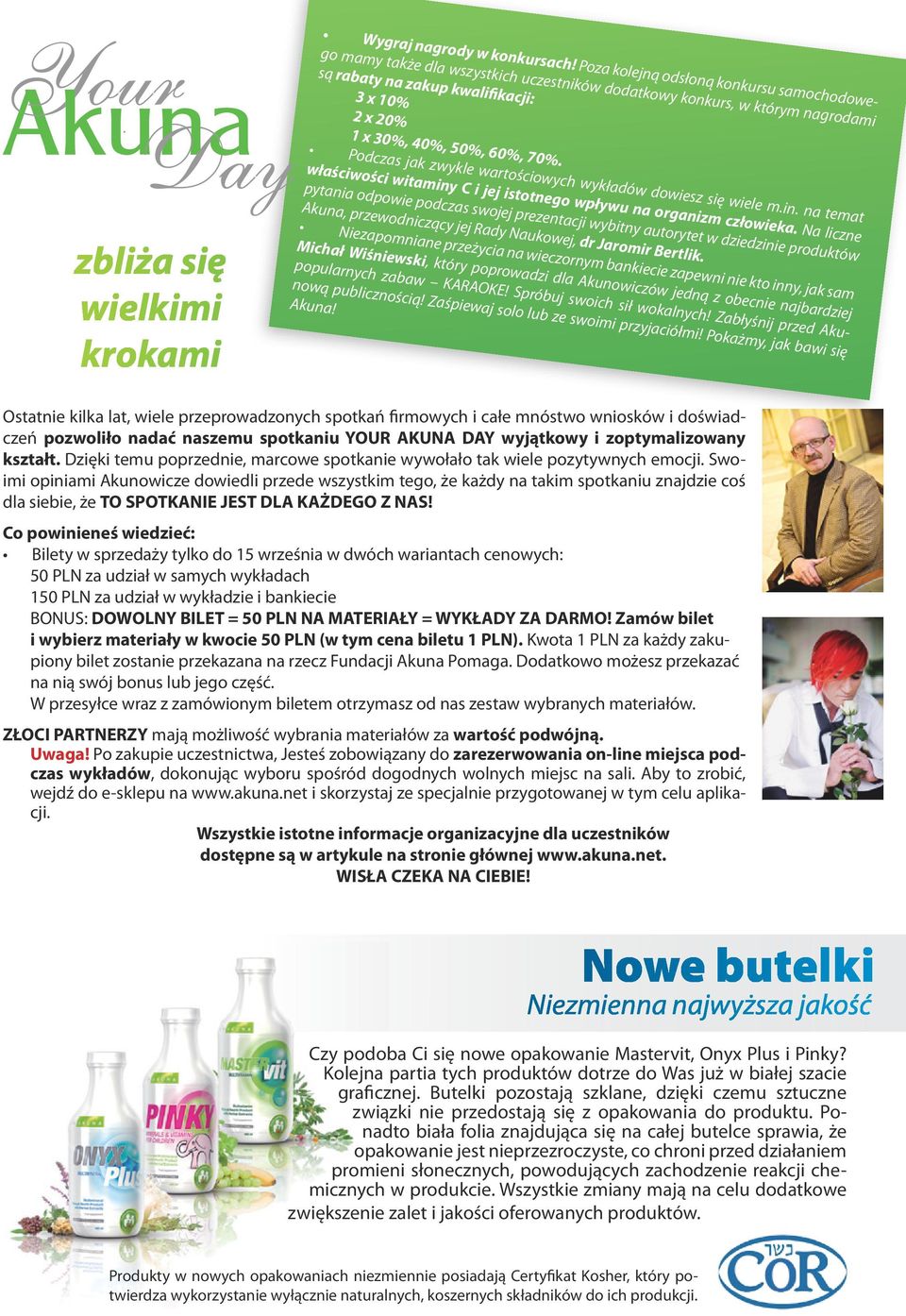 x 30%, 40%, 50%, 60%, 70%. Podczas jak zwykle wartościowych wykładów dowiesz się wiele m.in. na temat właściwości witaminy C i jej istotnego wpływu na organizm człowieka.