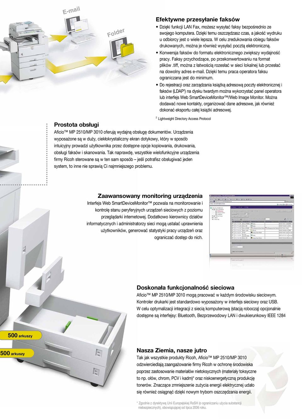 Konwersja faksów do formatu elektronicznego zwiększy wydajność pracy. Faksy przychodzące, po przekonwertowaniu na format plików.