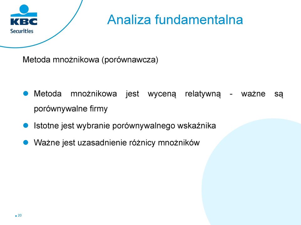 porównywalne firmy Istotne jest wybranie