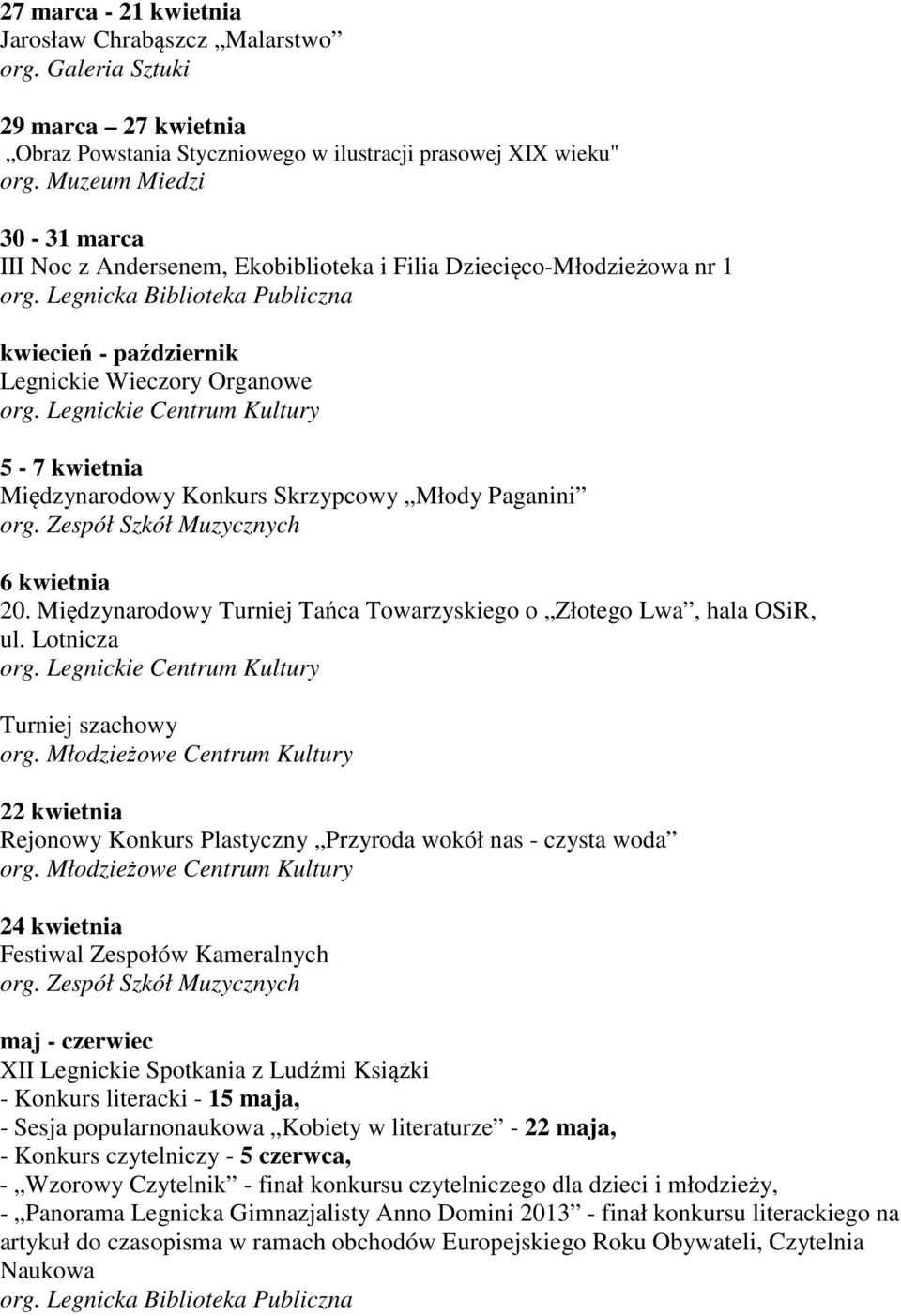 Międzynarodowy Turniej Tańca Towarzyskiego o Złotego Lwa, hala OSiR, ul.