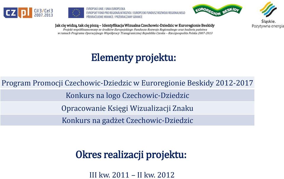 Czechowic-Dziedzic Opracowanie Księgi Wizualizacji Znaku