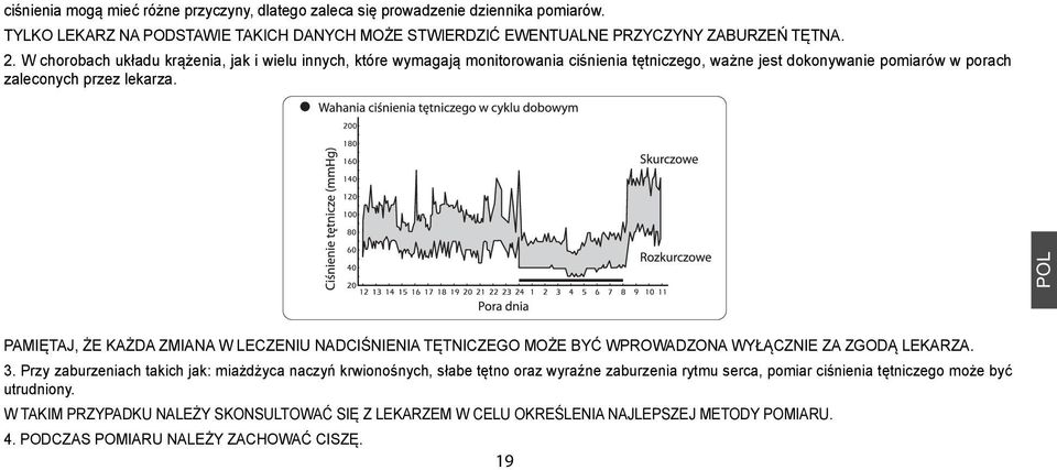 POL PAMIĘTAJ, ŻE KAŻDA ZMIANA W LECZENIU NADCIŚNIENIA TĘTNICZEGO MOŻE BYĆ WPROWADZONA WYŁĄCZNIE ZA ZGODĄ LEKARZA. 3.