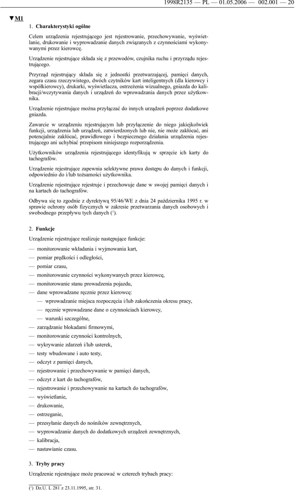 Urządzenie rejestrujące składa się z przewodów, czujnika ruchu i przyrządu rejestrującego.