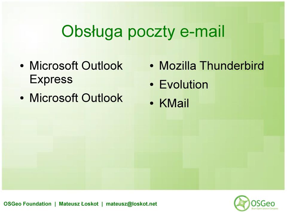Microsoft Outlook Mozilla