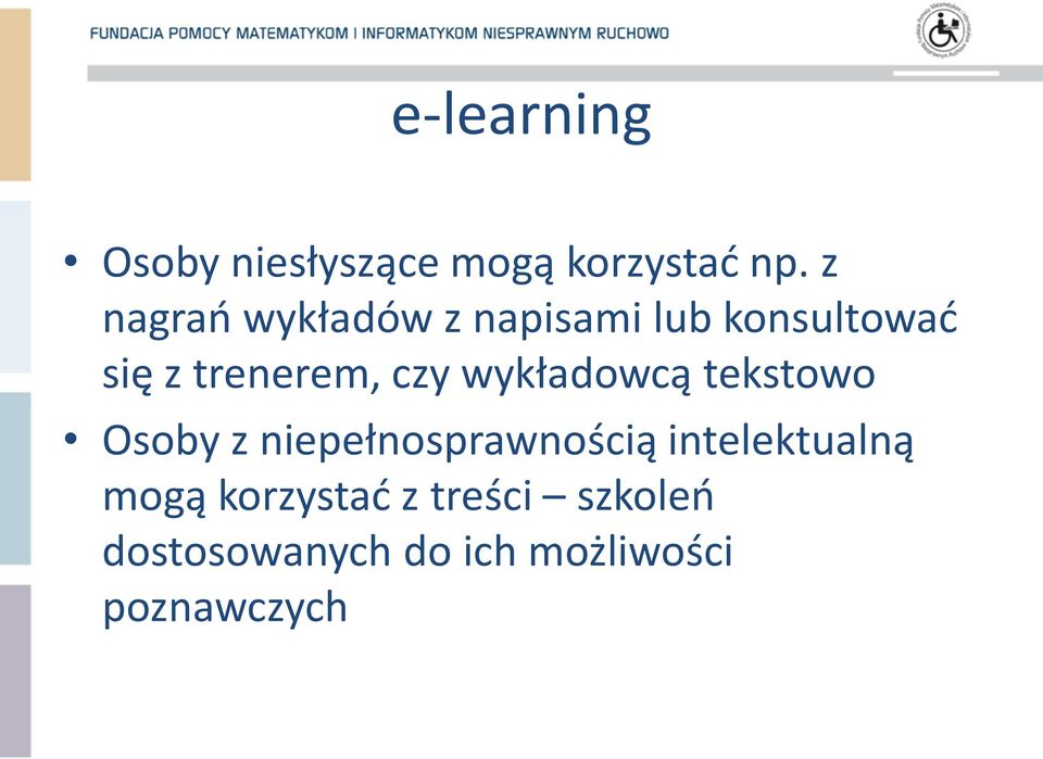 czy wykładowcą tekstowo Osoby z niepełnosprawnością