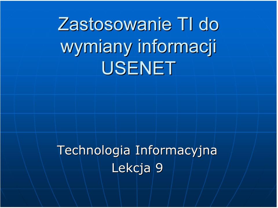 USENET Technologia