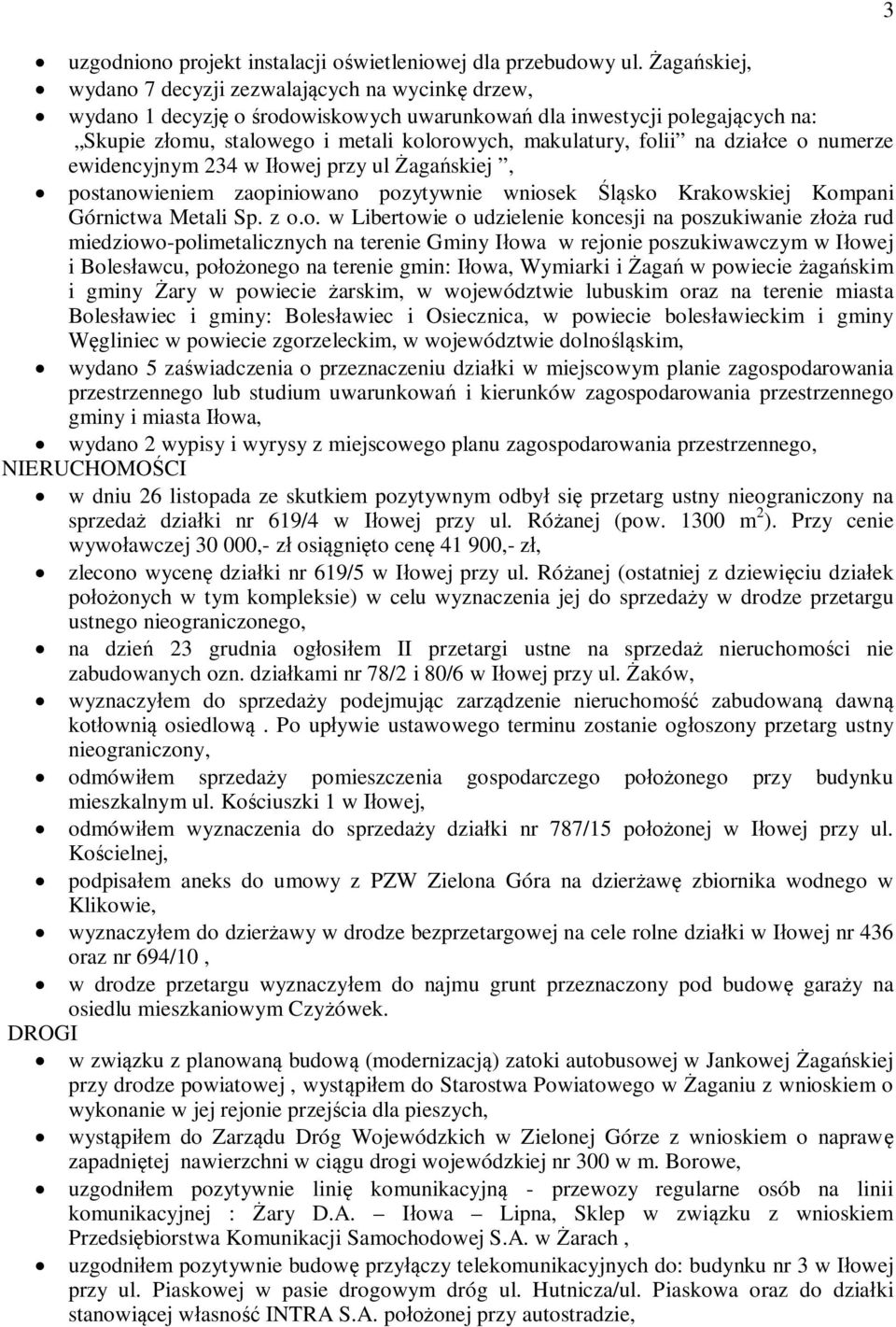 dziace o 