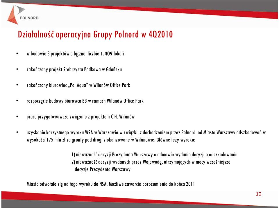 związane z projektem C.H.