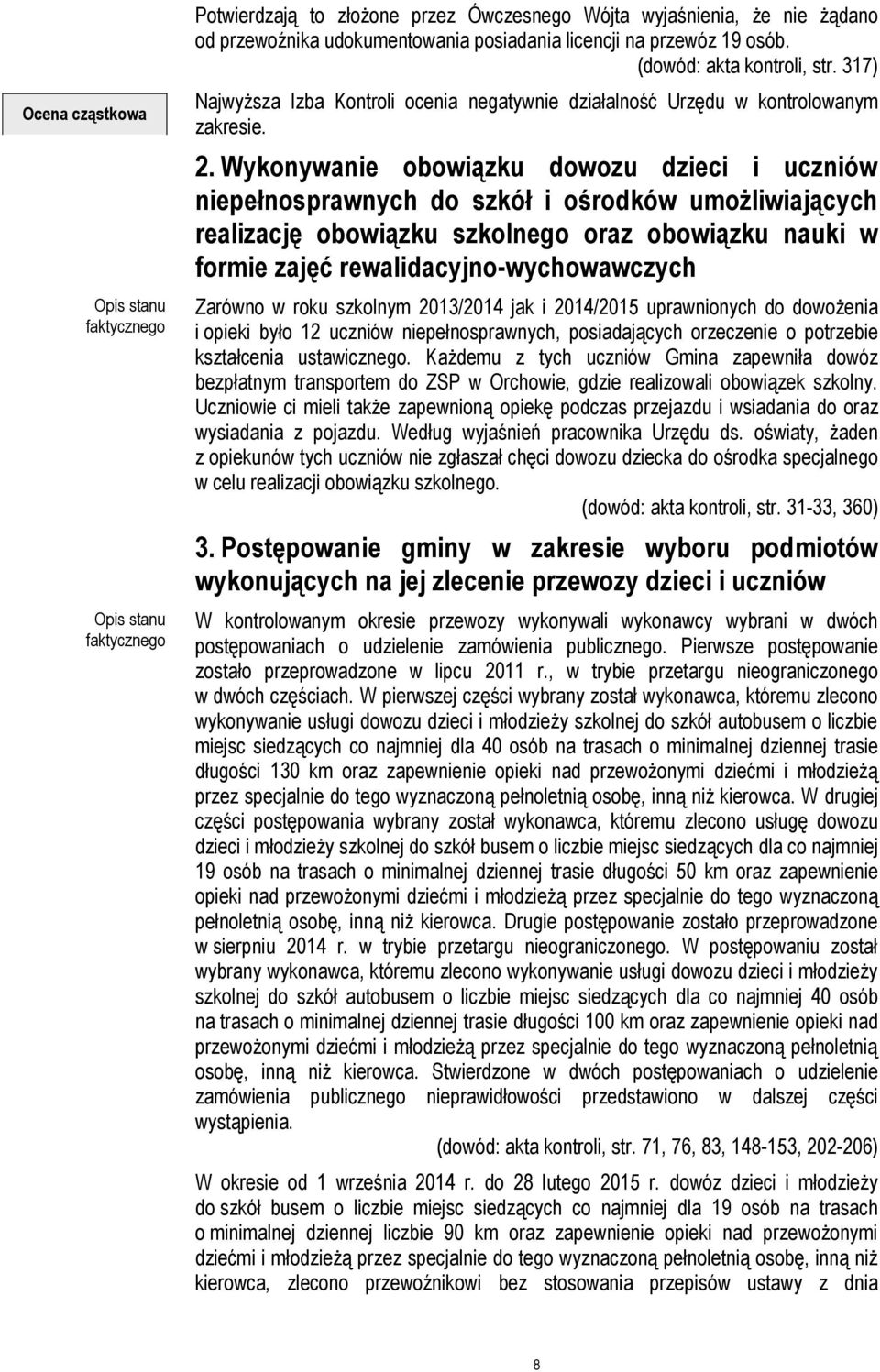 Wykonywanie obowiązku dowozu dzieci i uczniów niepełnosprawnych do szkół i ośrodków umożliwiających realizację obowiązku szkolnego oraz obowiązku nauki w formie zajęć rewalidacyjno-wychowawczych