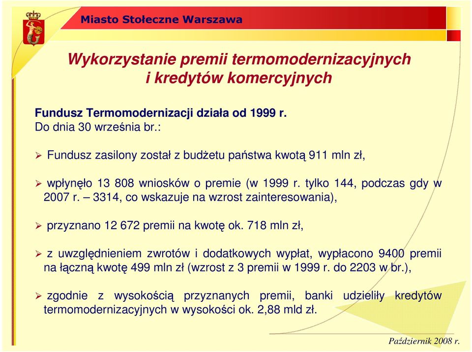 3314, co wskazuje na wzrost zainteresowania), przyznano 12 672 premii na kwotę ok.