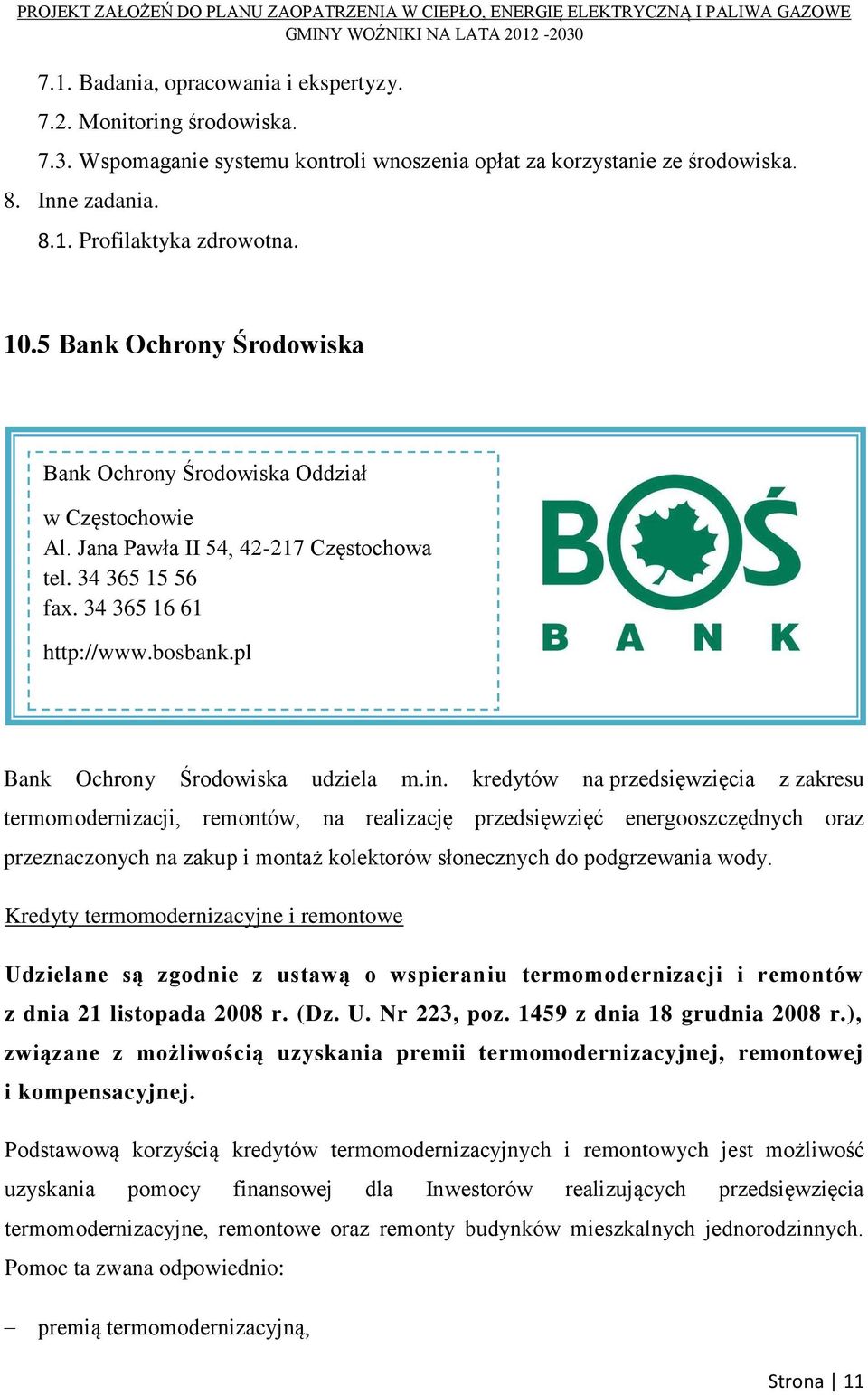 pl Bank Ochrony Środowiska udziela m.in.