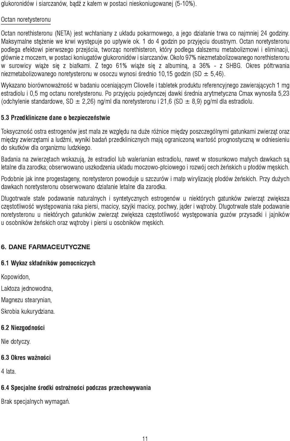 1 do 4 godzin po przyjęciu doustnym.