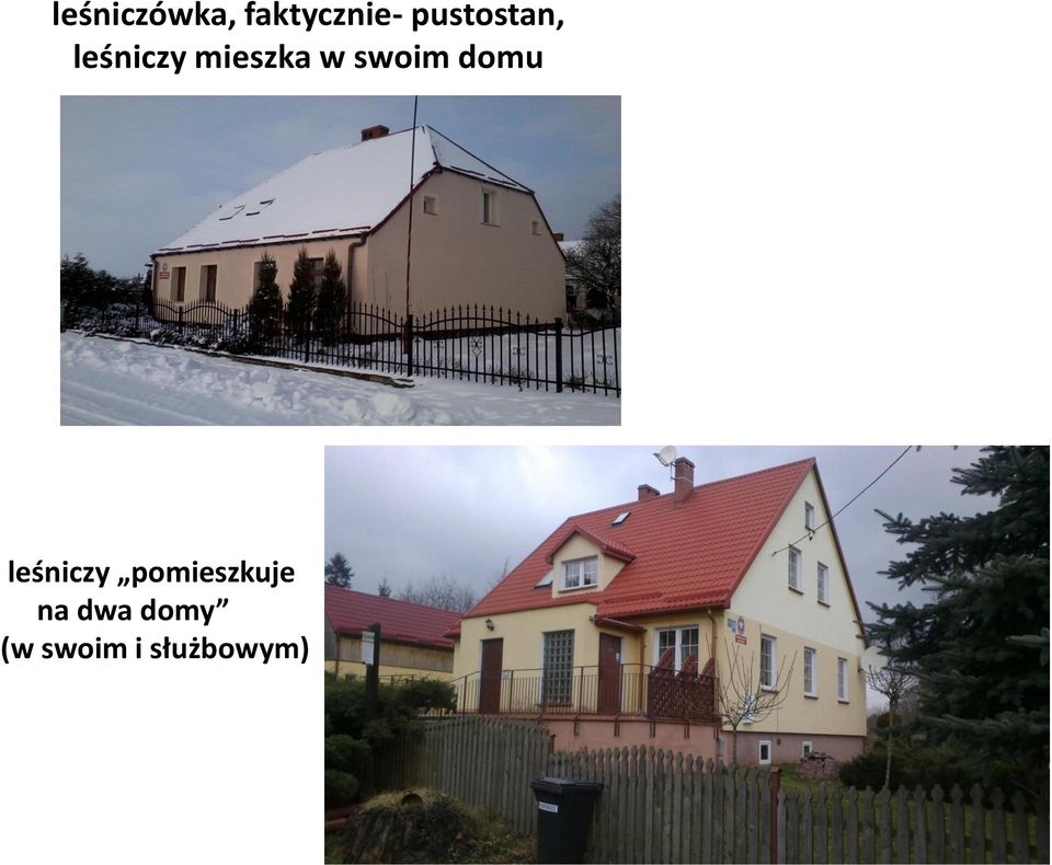 swoim domu leśniczy