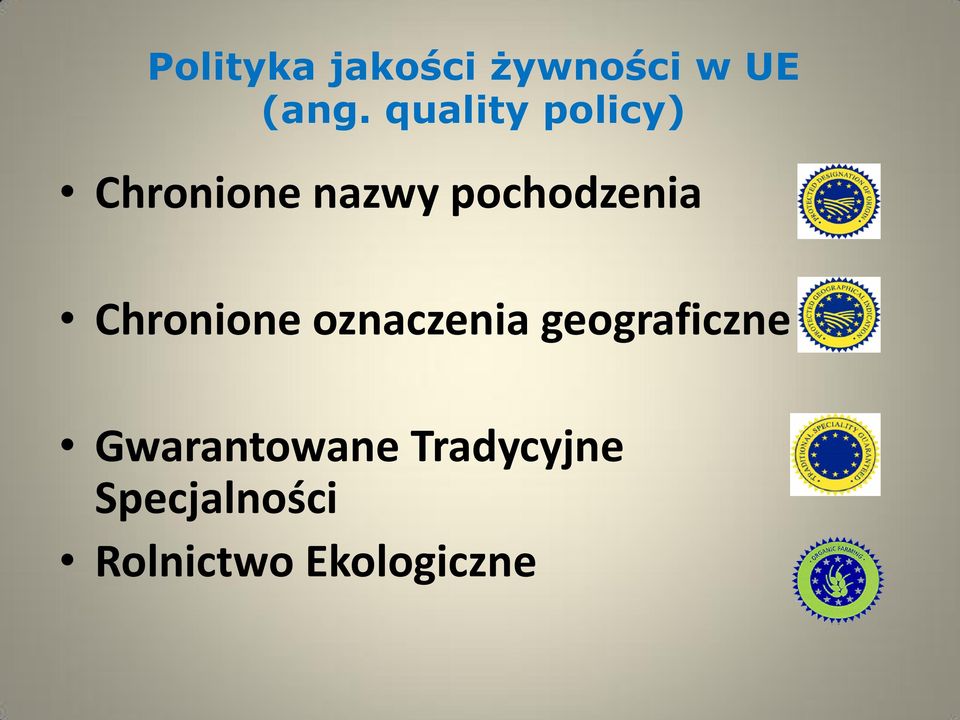 Chronione oznaczenia geograficzne