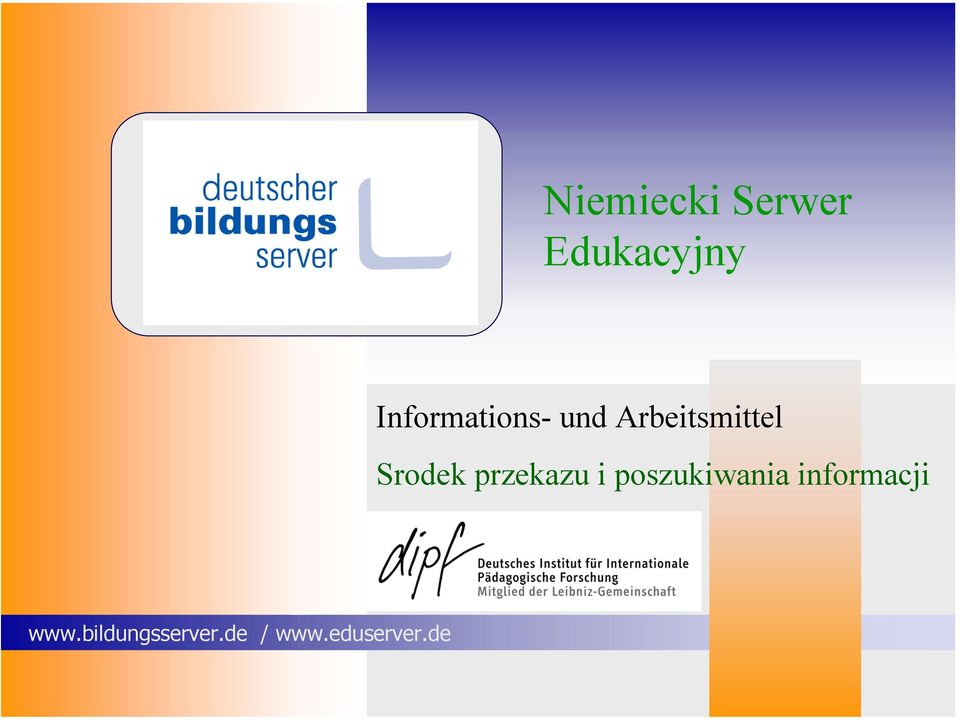 Srodek przekazu i poszukiwania