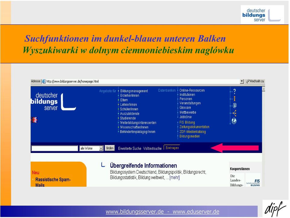 Balken Wyszukiwarki w