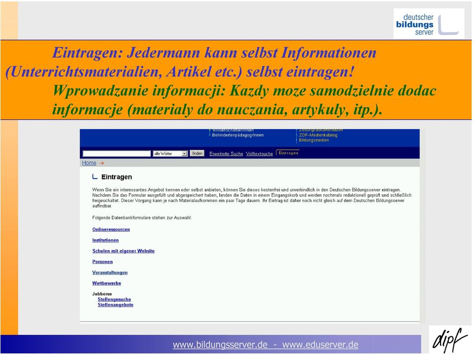 ) selbst eintragen!