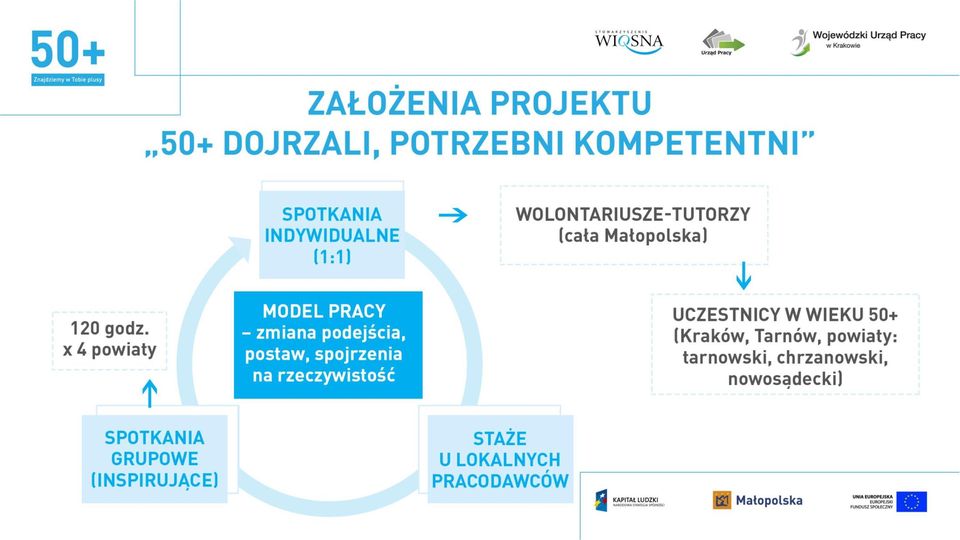 Wolontariusze-tutorzy (cała Małopolska) Model pracy zmiana podejścia, postaw, spojrzenia