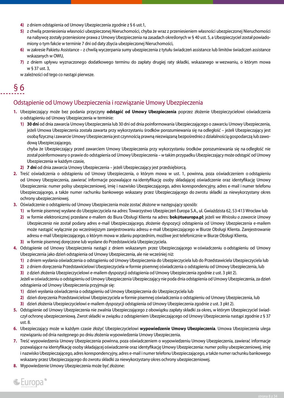 zasadach określonych w 40 ust.