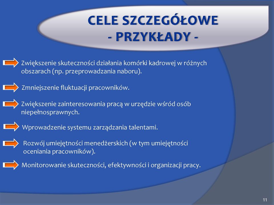 Zwiększenie zainteresowania pracą w urzędzie wśród osób niepełnosprawnych.