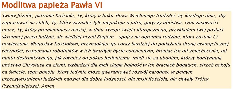 która została Ci powierzona.