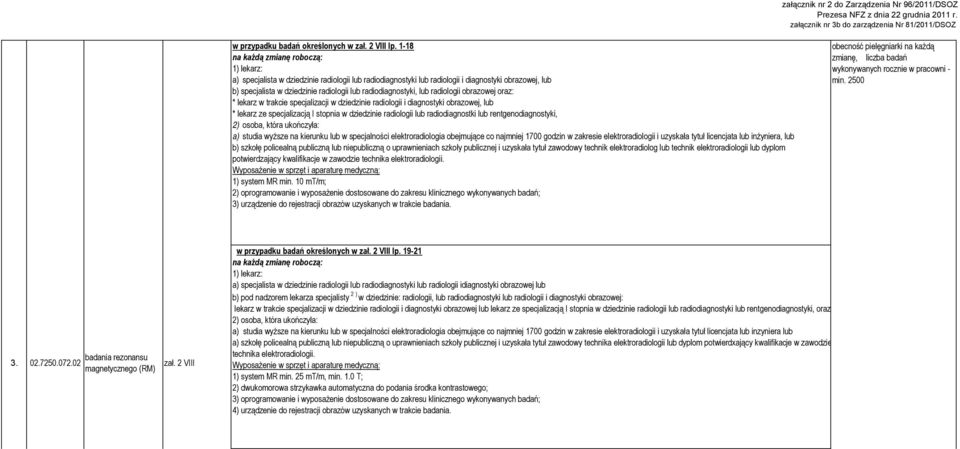 oraz: * lekarz w trakcie specjalizacji w dziedzinie radiologii i diagnostyki obrazowej, lub * lekarz ze specjalizacją I stopnia w dziedzinie radiologii lub radiodiagnostki lub rentgenodiagnostyki, a)