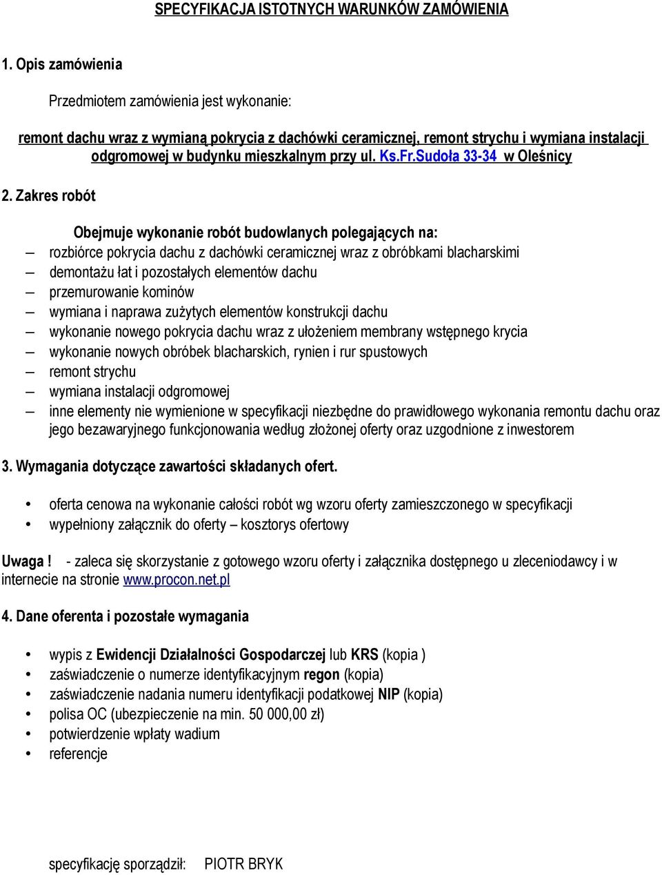 Sudoła 33-34 w Oleśnicy 2.