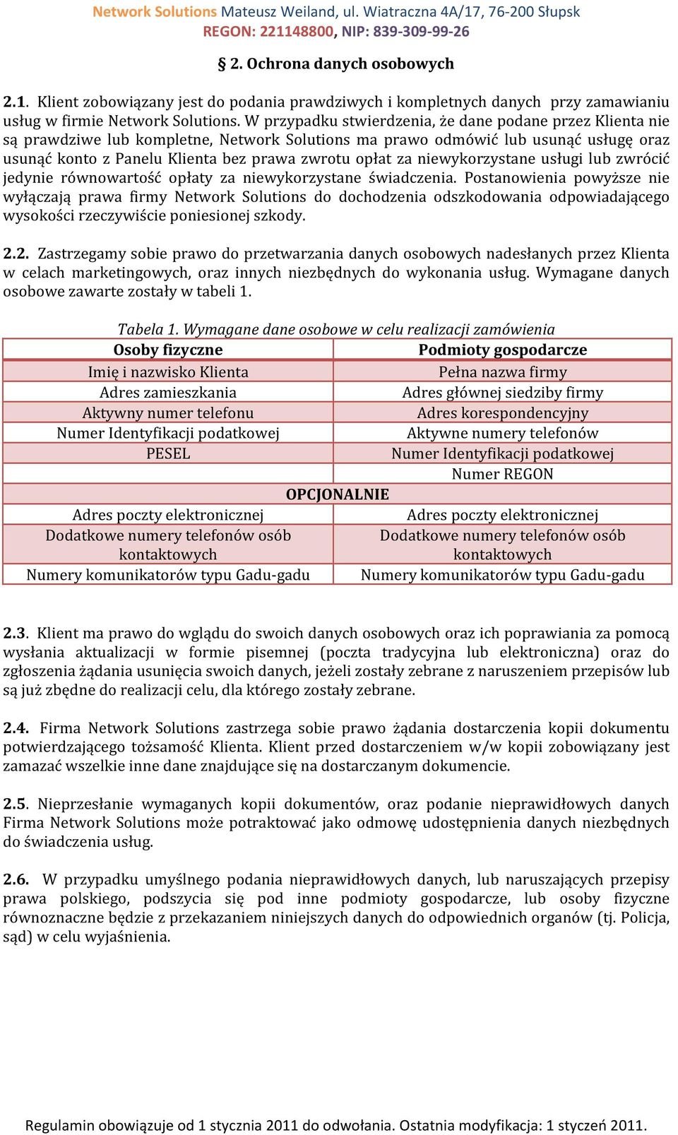 za niewykorzystane usługi lub zwrócić jedynie równowartość opłaty za niewykorzystane świadczenia.