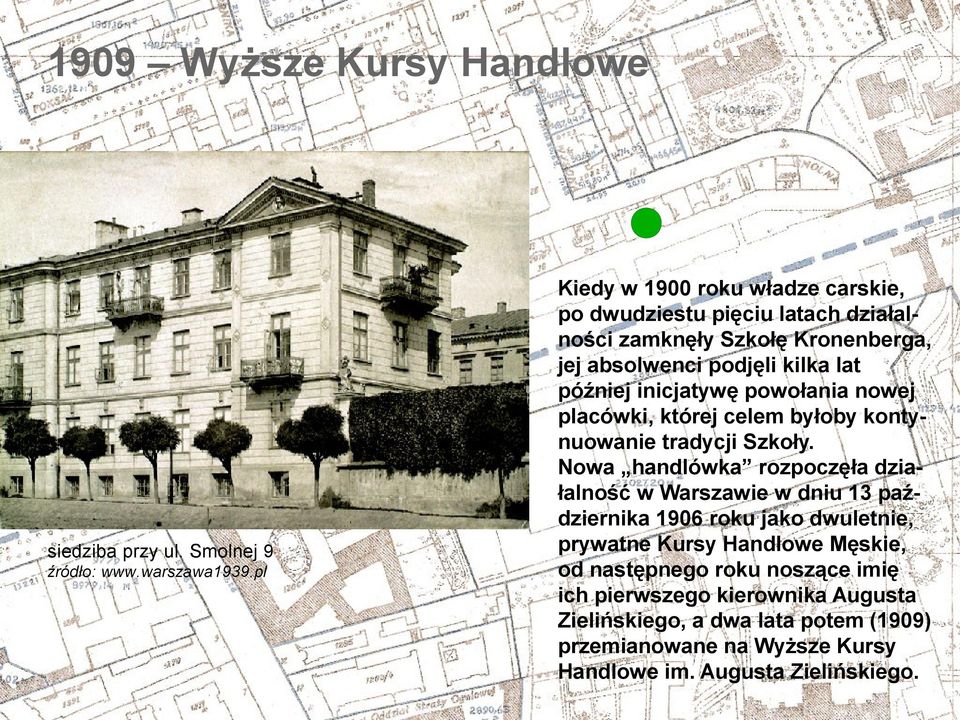 inicjatywę powołania nowej placówki, której celem byłoby kontynuowanie tradycji Szkoły.